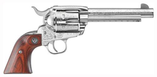 RUGER VAQUERO DELUXE 45LC - 5.5" FS S/S WOOD (TALO)