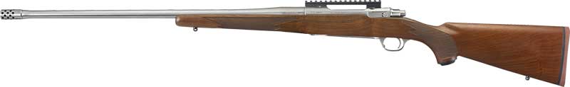 RUGER HAWKEYE HUNTER 300 WIN - MAG STAINLESS WALNUT THREADED - Image 2