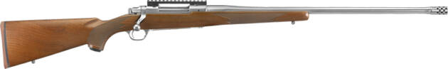 RUGER HAWKEYE HUNTER 7MM PRC - 24" STAINLESS WALNUT THREADED