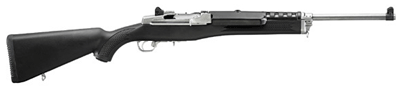 RUGER MINI-30 7.62X39 - S/S BLACK SYN W/5RND MAGAZINE