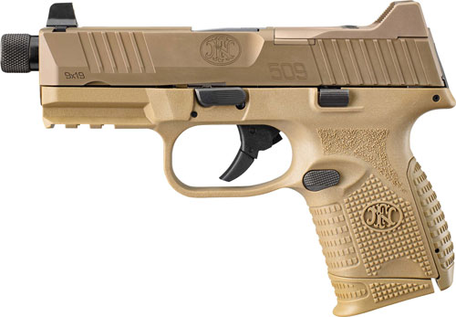 FN 509 COMPACT TACTICAL 9MM - 2-10RD NS FDE/FDE