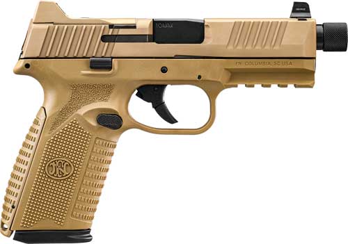 FN 510 TACTICAL 10 MM NMS - 1-15RD 1-22 RD MAG NS FDE