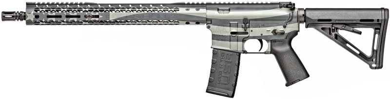 BLACK RAIN SPEC+ PATRIOT RIFLE - 5.56 16" OBSIDIAN FLAG 30RD - Image 2