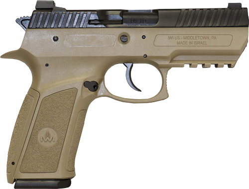 IWI JERICHO 941 ENHANCED 9MM - 4.4" 2-16RD MAG FDE POLYMER