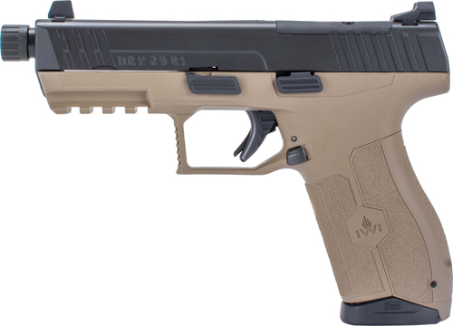 IWI MASADA 9MM 4.6" THREADED - BBL 3-DOT ORP 2-17RD MAG FDE