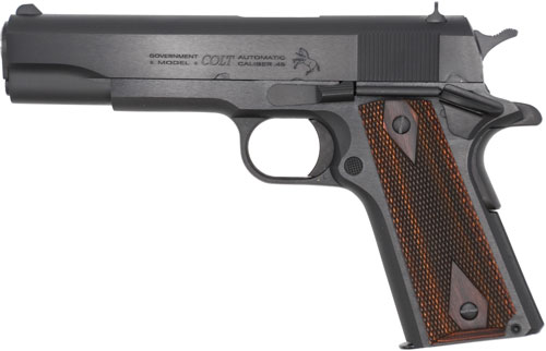 COLT 1911 45ACP 5" FS 7-SHOT - BLUED ROSEWOOD