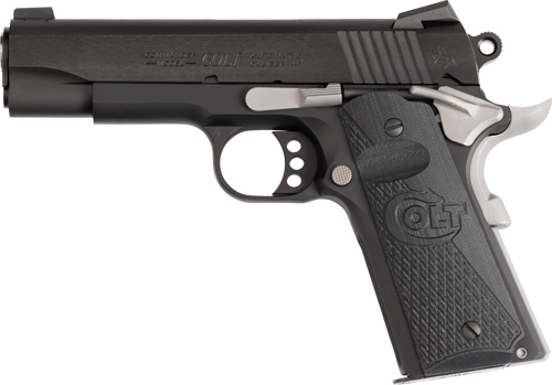 COLT NIGHT COMMANDER 45ACP - 4.25" 8-SHOT BLK CRKT/ALUM FRM