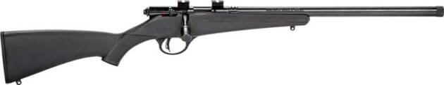 SAVAGE RASCAL FVSR SINGLESHOT - YOUTH 22LR HB THREADED BLACK