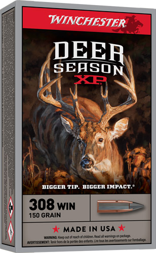 WINCHESTER DEER XP 308 WIN - 150GR EXTREME PT 20RD 10BX/CS
