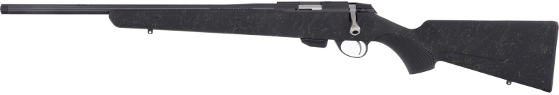 TIKKA T1X LEFT HAND 17HMR 20" - THREADED BLUED/ROUGHTECH EMRLD