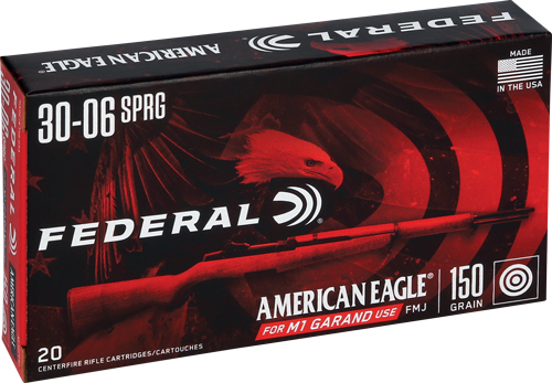 FEDERAL AE M1 GARAND 30-06 - 150GR FMJ 20RD 10BX/CS