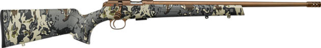 CZ 457 AMERICAN HUNTER 22LR 20 - THREADED BBL. BRONZE CAMO STK