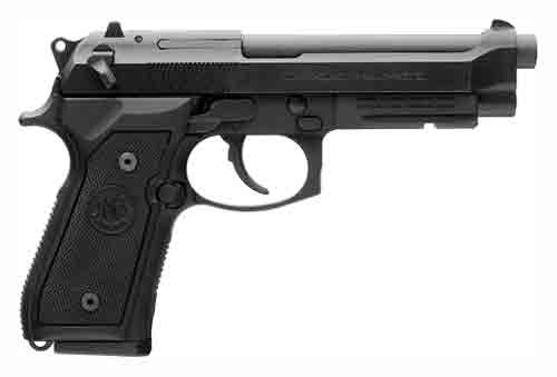 BERETTA M9A1 9MM 4.9" FS - 10-SH W/RAIL BLACK MATTE POLY
