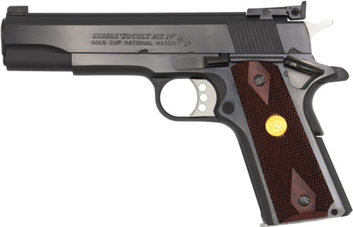 COLT GOLD CUP SERIES 70 9MM - NATIONAL MATCH 8-SH WALNUT