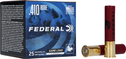 FEDERAL GAME LOAD 410 2.5" - 1/2OZ #6 25RD 10BX/CS