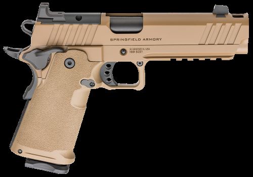 SPRINGFIELD 1911 DS PRODIGY - COMP 9MM 5" COYOTE BROWN 10RD