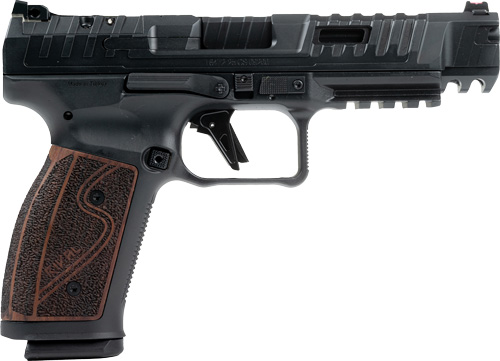 CANIK SFx RIVAL-S 9MM 5" OR - AS DARK SIDE ROSEWOOD 18RD MAG
