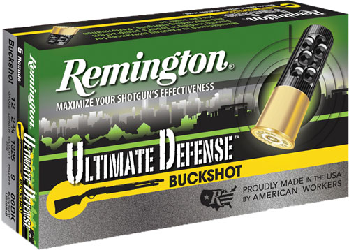 REMINGTON ULTIMATE DEFENSE - 12GA 2.75" 00 BUCK 5RD 20BX/CS