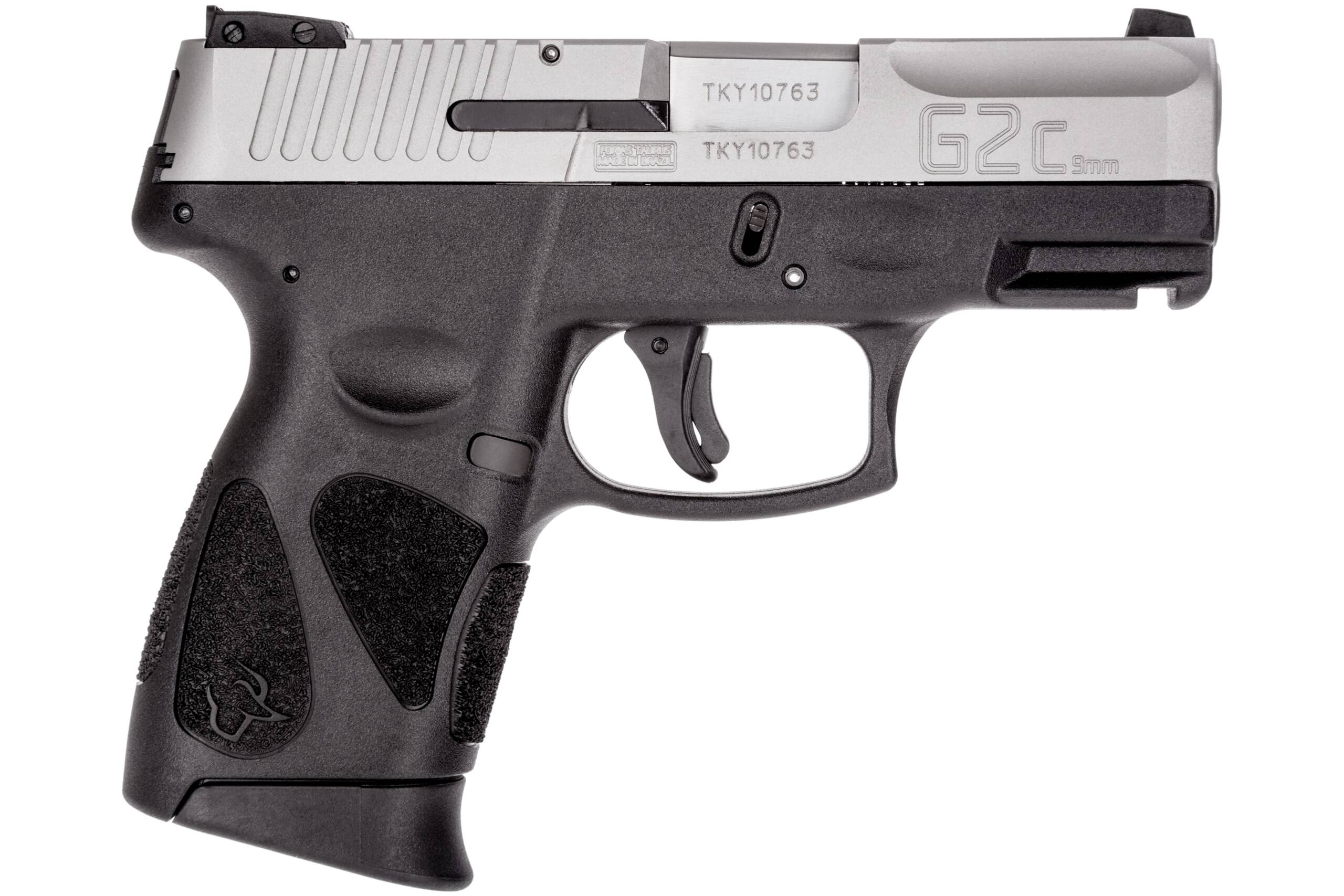 TAURUS G2C 9MM SS/BLK 3.2" 12+1 #