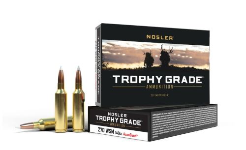 NOSLER TROPHY 270 WSM 140GR - ACCU TIP 20RD 10BX/CS