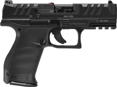 WALTHER PDP COMPACT OR 9MM 4" - CA 10-SHOT BLACK POLYMER FRAME