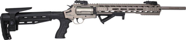 IVER JOHNSON 1000 410 3" 20" - REVOLVER SHOTGUN TACT. NICKEL