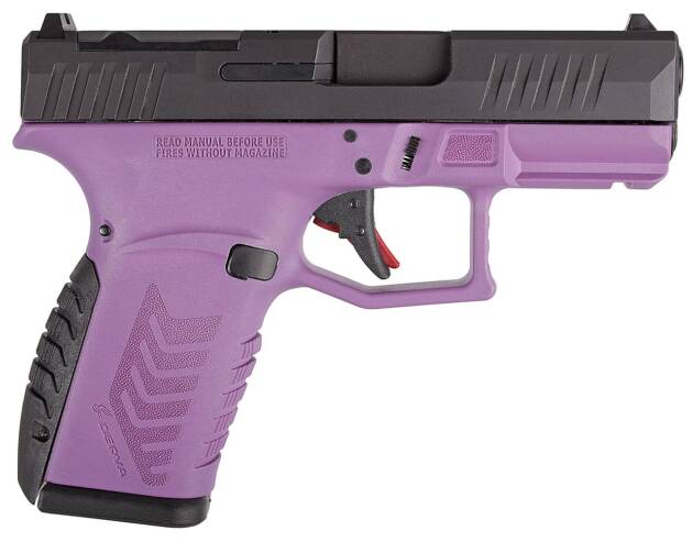 DERYA ARMS DY9Z 9MM PURPLE/BLK 15+1 OR