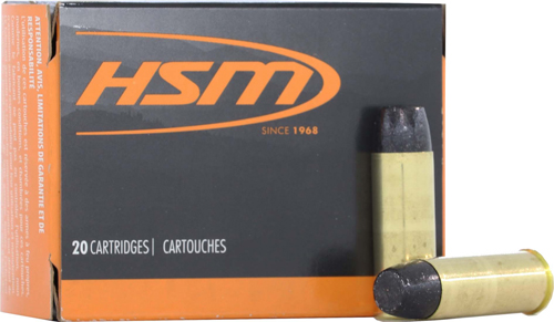 HSM SUBSONIC 500 SW MAG 590GR - HARD CAST LEAD FN 20RD 25BX/CS