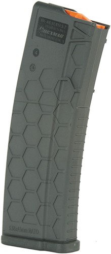 HEXMAG MAGAZINE AR-15 5.56X45 - 30RD GRAY POLYMER SERIES 2