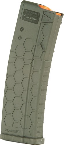 HEXMAG MAGAZINE AR-15 5.56X45 - 30RD OD GREEN POLYMER SERIES 2