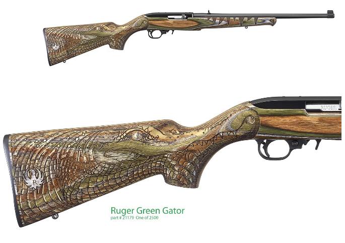 RUGER 10/22 22LR GATOR LAM STOCK #