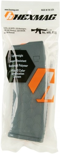 HEXMAG MAGAZINE AR-15 5.56X45 - 30RD GRAY POLYMER SERIES 2 - Image 3