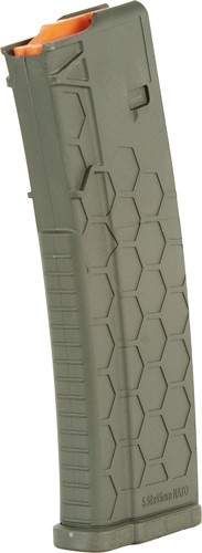 HEXMAG MAGAZINE AR-15 5.56X45 - 30RD OD GREEN POLYMER SERIES 2 - Image 2