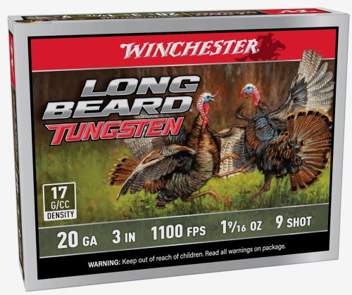 WINCHESTER LONG BEARD TS17 - 20GA 3" 1-9/16OZ #9 5RD 10BX/C