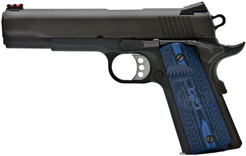 COLT COMPETITION 38 SUPER 5" - 9RD BLUED BLUE G10 GRIPS