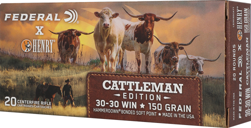 FEDERAL HAMMER DOWN HENRY - CATTLEMANS 150GR JSP 20RD