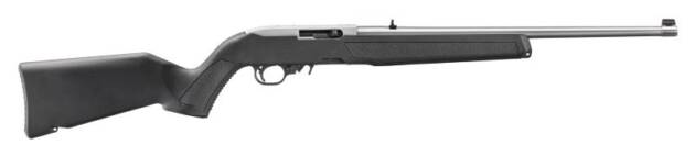 RUGER 10/22 22LR 18.5" - BARREL STAINLESS POLYMER STOCK