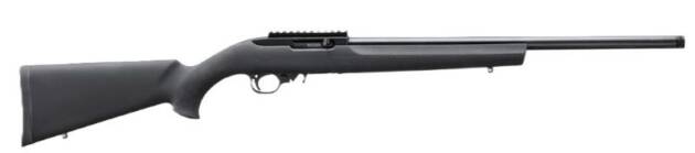 RUGER 10/22 22LR BLACK HOGUE - OVERMOULDED STOCK 20" LVT BBL