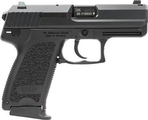 HK USP40 COMPACT V1 DA/SA 40SW - 3.58" BBL 2-12RD BLACK