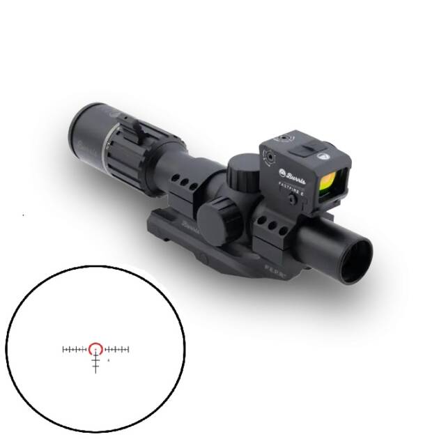 BURRIS OPTICS RT6 1-6X24MM ILL BAR FFE RED