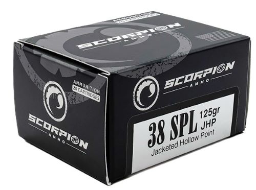 SCORPION 38SPL - 125GR JHP 20RD 10BX/CS