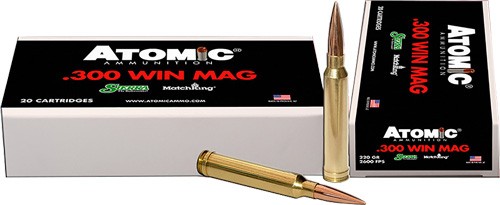 ATOMIC 300 WIN MAG 220GR MATCH - KING HPBT 20RD 10BX/CS