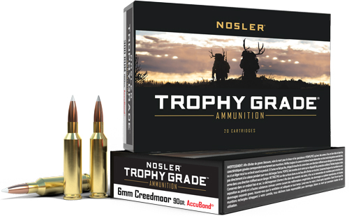 NOSLER TROPHY GRADE 6MM CM - 90GR ACCUBOND TIP 20RD 10BX/CS