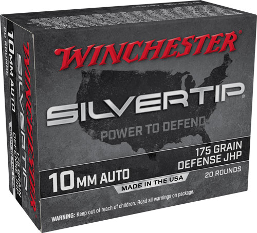 WINCHESTER SILVERTIP 10MM - 185GR JHP 20RD 10BX/CS