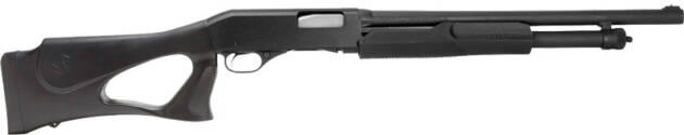 STEVENS 320 SECURITY 20GA PUMP - 3" 5SH 18.5" BEAD THUMBHOLE <