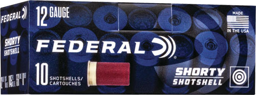 FEDERAL SHORTY SHOTSHELL 12GA - 1.75" 15/16OZ #8 10RD 10BX/CS