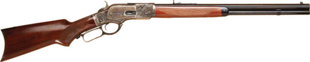 CIMARRON 1873 DELUXE 38-40 - 20" OCT. CC/BLUED PISTOL GRIP