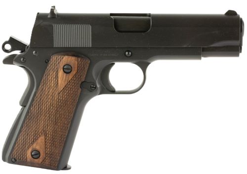 TISAS 1911 TANK COMMANDR 9MM - 4.25" BBL WOOD GRIP 9RD BLACK
