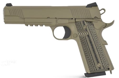 TISAS 1911 RAIDER 9MM - 5" BBL G10 W/ RAIL 2-9RD FDE