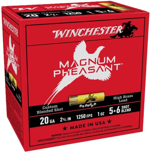 WINCHESTER MAGNUM PHEASANT - 20GA 2.75" 1OZ 5&6 25RD 10BX/C